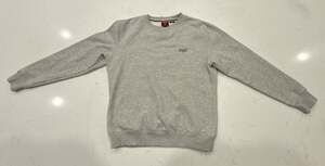 Superdry Essential Logo Crew Sweatshirt Size L Grey